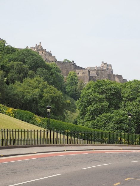 Edinburgh castle in Scotland