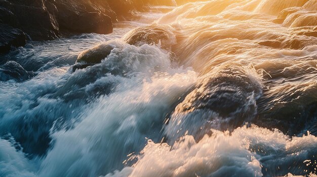 Editorial Photography Cascading River Rapids A Dynamic Scene