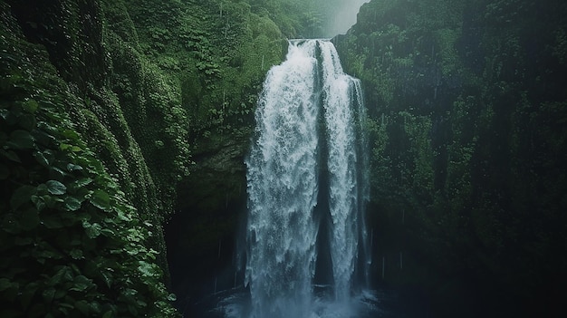 Editorial Photography Majestic Waterfall A Dynamic View