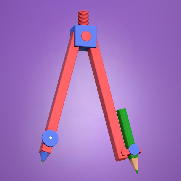 교육 3D 아이콘