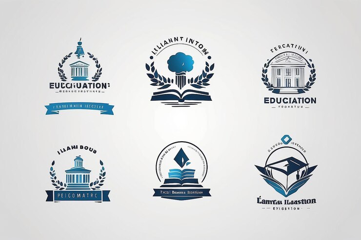 Photo education business logo template branding design vector learning institution text