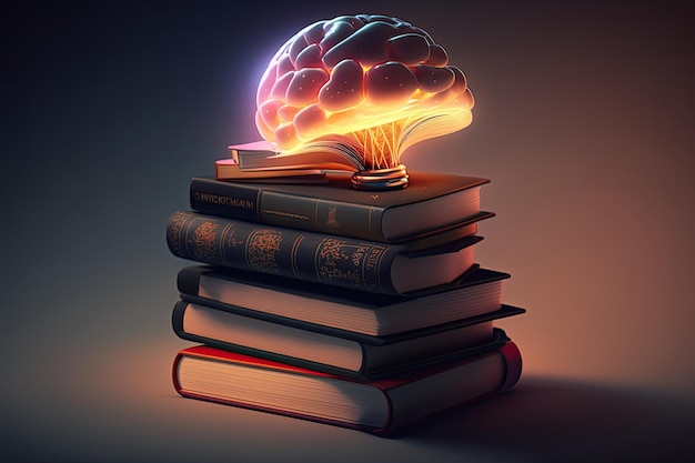 Education knowledge concept Illustration AI Generative