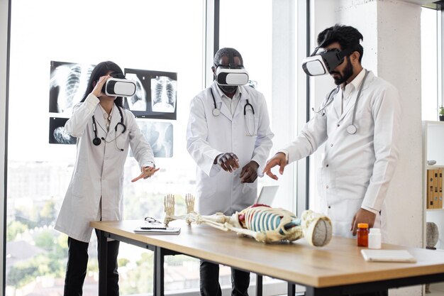 Photo education science vr medical and health concept