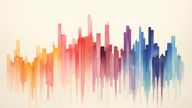 Educational Data Visualization in Watercolor