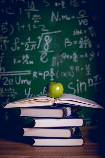 educational equipment, boards and books 