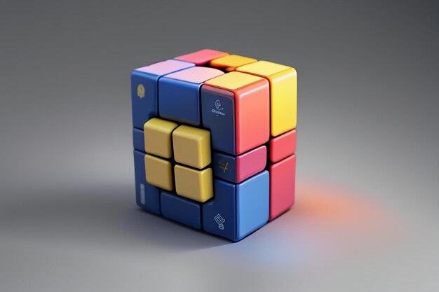 Educational toy Rubik Cube Exercise Thinking Ability Highly Difficult Rotation Competition