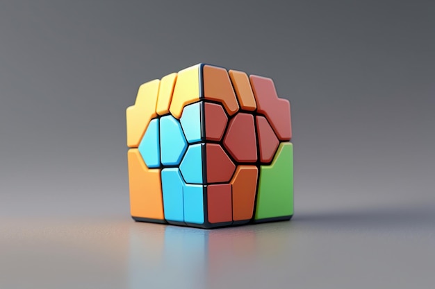 Photo educational toy rubik cube exercise thinking ability highly difficult rotation competition