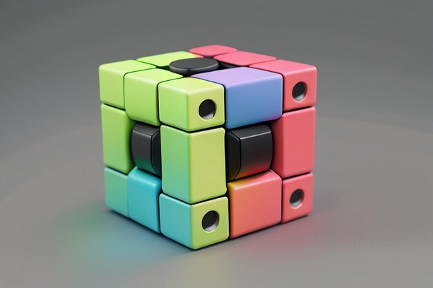 Educational toy Rubik Cube Exercise Thinking Ability Highly Difficult Rotation Competition