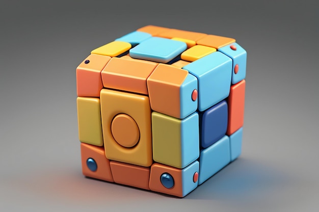 知育玩具 ルービックキューブ 思考力を鍛える 高難易度回転競技