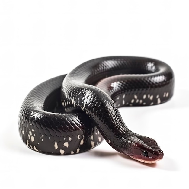 Eel isolated on white background generate ai