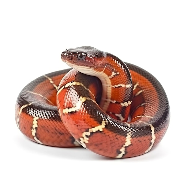 Eel isolated on white background generate ai