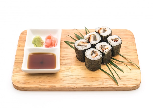 eel maki sushi- japanese food style