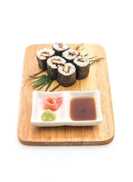 eel maki sushi- japanese food style