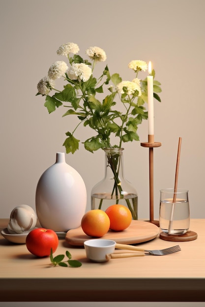 een 3D-minimalistische weergave van een HaftSeen-tabel die zich richt op de zeven belangrijkste items met een schone