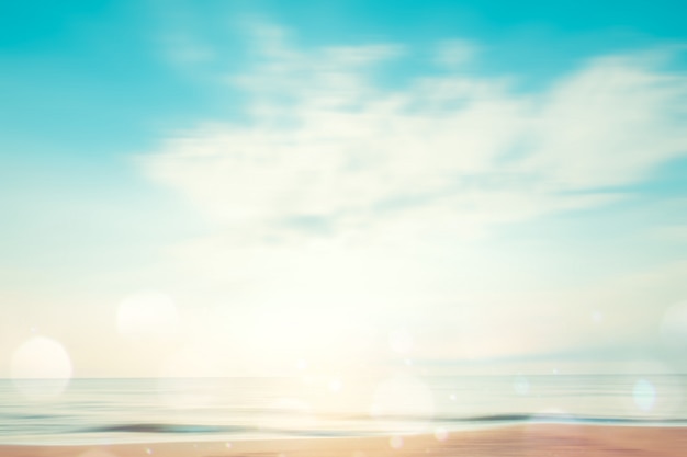 Een abstract zeegebied op de achtergrond van het strand