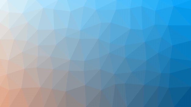 Een abstracte achtergrond met een blauw driehoekspatroon.
