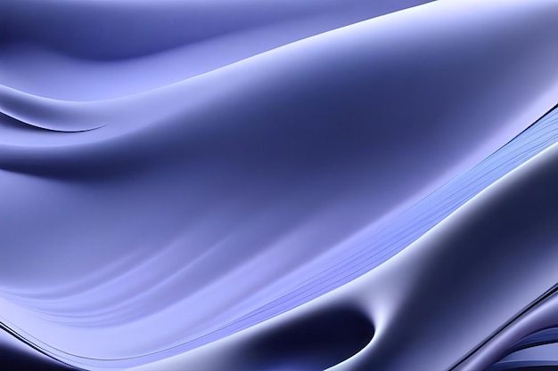 Een abstracte blauwe en paarse achtergrond met golven
