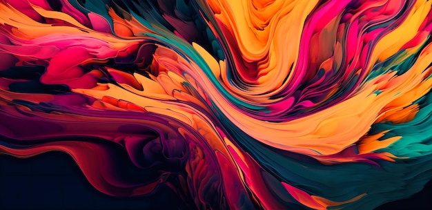 Een afbeelding van een abstracte kleurrijke achtergrond