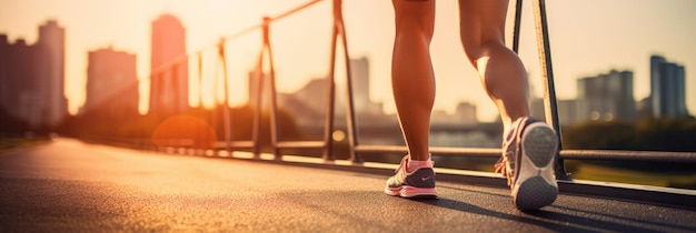 Een afbeelding van gewrichtsproblemen en peesontsteking met een sportieve vrouw die