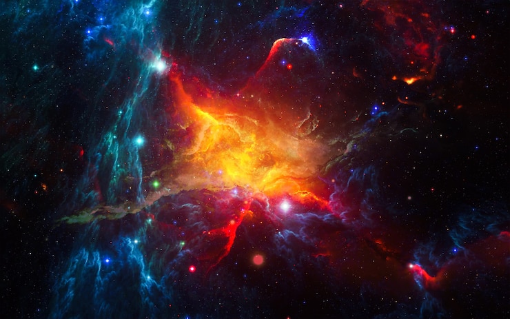 Foto een afgelegen hoek van het universum