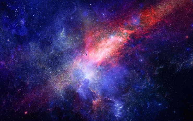 Foto een afgelegen hoek van het universum