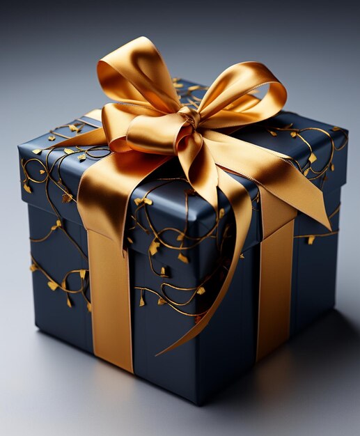 een all Gift Box met een vergulde aanraking