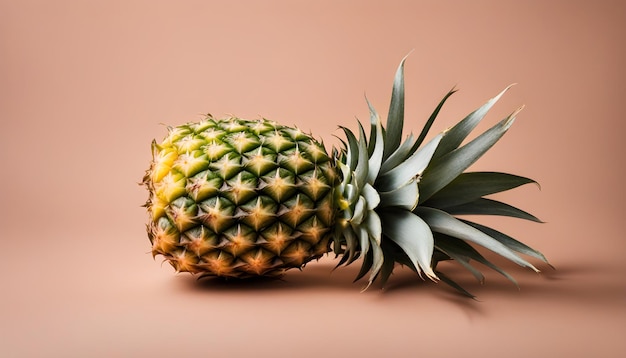 Een ananas op een zachte achtergrond