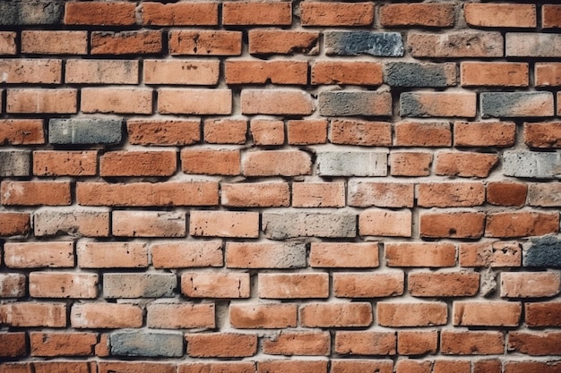 Een bakstenen muur met het woord baksteen erop