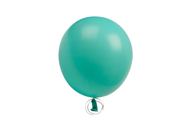 Een Ballon geïsoleerd op een witte achtergrond Kopieer de ruimte