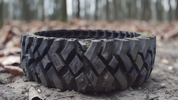 Een band in het bos.