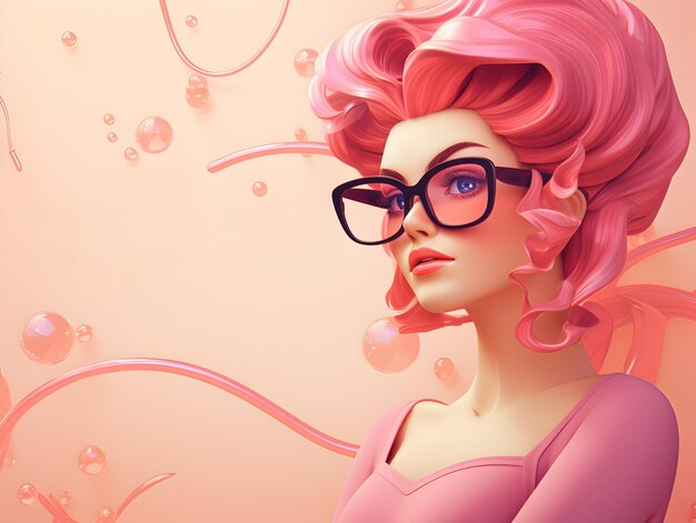 een_beautiful_cartoon_character_in_pink_glasses_pop_art_comics