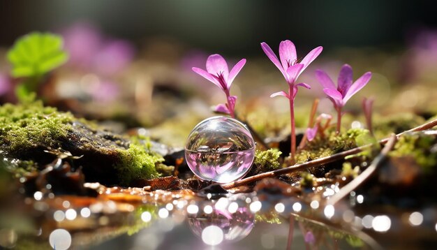 Foto een beeld van de lente