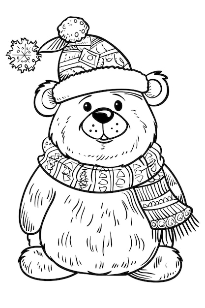 Foto een beer die een sjaal draagt waarop seiko staat