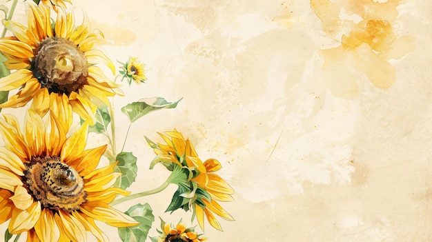 een behang met zonnebloemen en de woorden zonnebloemen