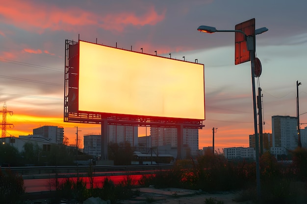 een billboard met het woord lg erop