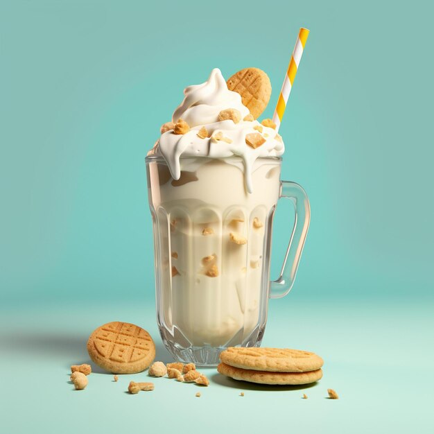 Een biscuff milkshake.