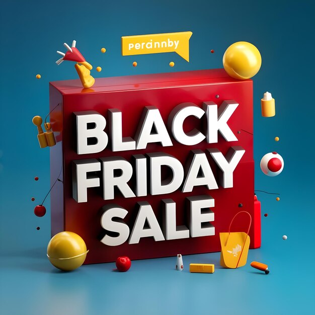 een Black Friday verkoop poster voor Black Friday verkoop