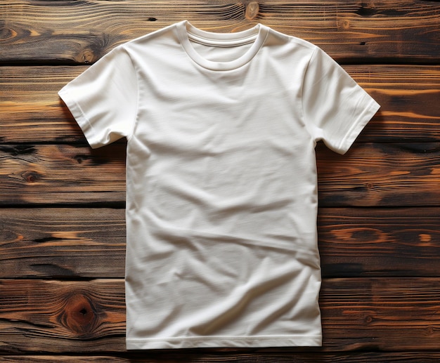 Een blank wit t-shirt neutraal sjabloon