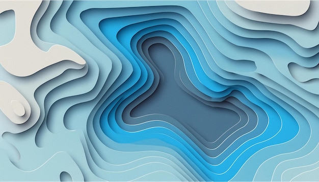 een blauw abstract beeld van een blauwe abstract achtergrond met een blauw-wit beeld van het gezicht van een man