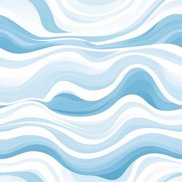 Een blauw abstract patroon met golven en golven.