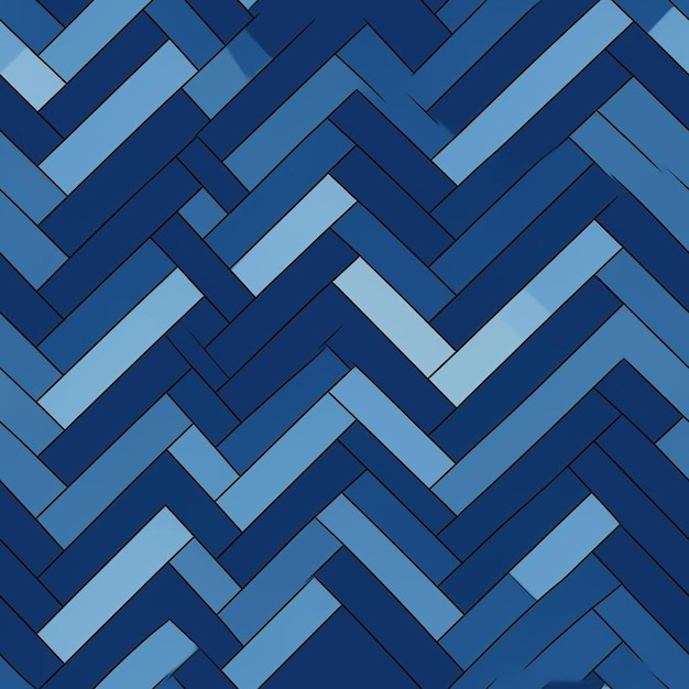 Een blauw geometrisch patroon met een blauwe achtergrond.