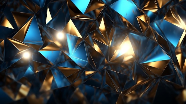 Een blauwe achtergrond met diamanten en het woord diamant