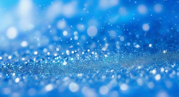 een blauwe achtergrond met waterbubbels en een blauw achtergrond