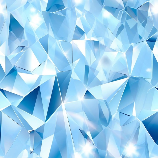 Een blauwe en witte abstracte achtergrond met een blauwe en witte diamant in het midden.