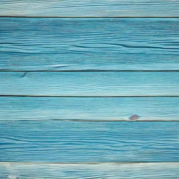 Een blauwe houten muur met een houten achtergrond waarop het woord staat