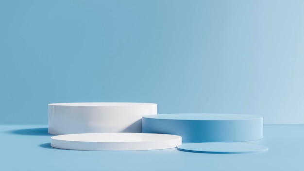 een blauwe tafel met een witte doos waarop staat: "Het deksel is open".
