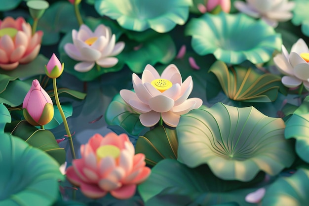 een bloem met een geel midden en het woord lotus op de bodem vierentwintig zonne-termijnen Begin van