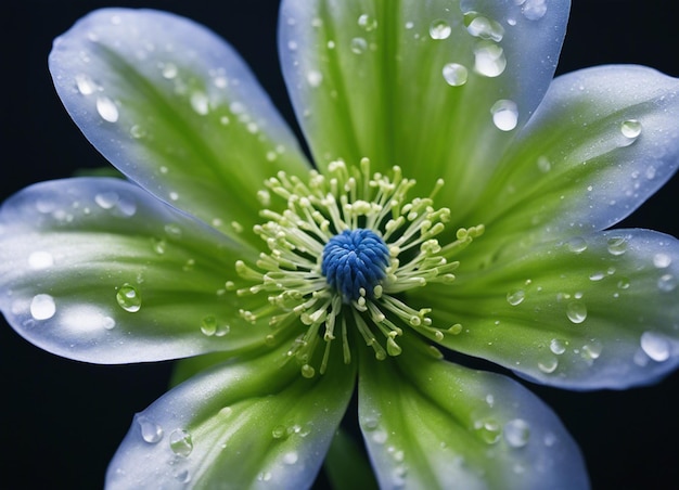 Foto een bloemen in de natuur dicht op schoonheid roze bloemblaadjes