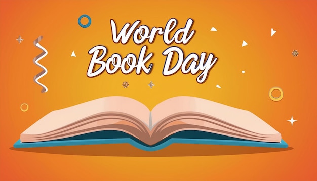 een boek omslag voor werelddag door persoon