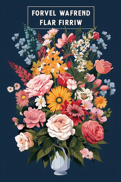 een boeket bloemen uit de collectie van de kunstenaar